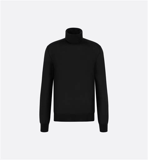 dior cd cashmere turtleneck|'CD Icon' Turtleneck Sweater Black Cashmere Jersey .